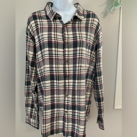Cedarwood State  Plaid Button Down Shirt With Velvet Back - Picture 2 of 16